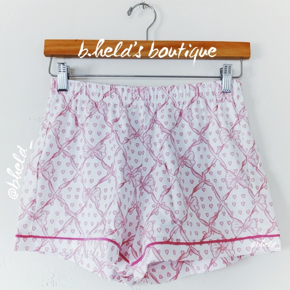 Roller Rabbit x LoveShackFancy Baby Bow Hearts Polo Pajamas in Pink Size XS NWT - Picture 11 of 14